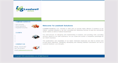 Desktop Screenshot of leadwellsolutions.com